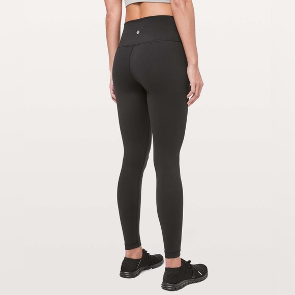 lululemon athletica Pants - Lululemon Wunder Under 28” High Rise Luon Black Leggings Pants Size 4